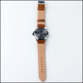 Кожаный ремешок мужской наручные часы кварц, пользовательские мужские часы